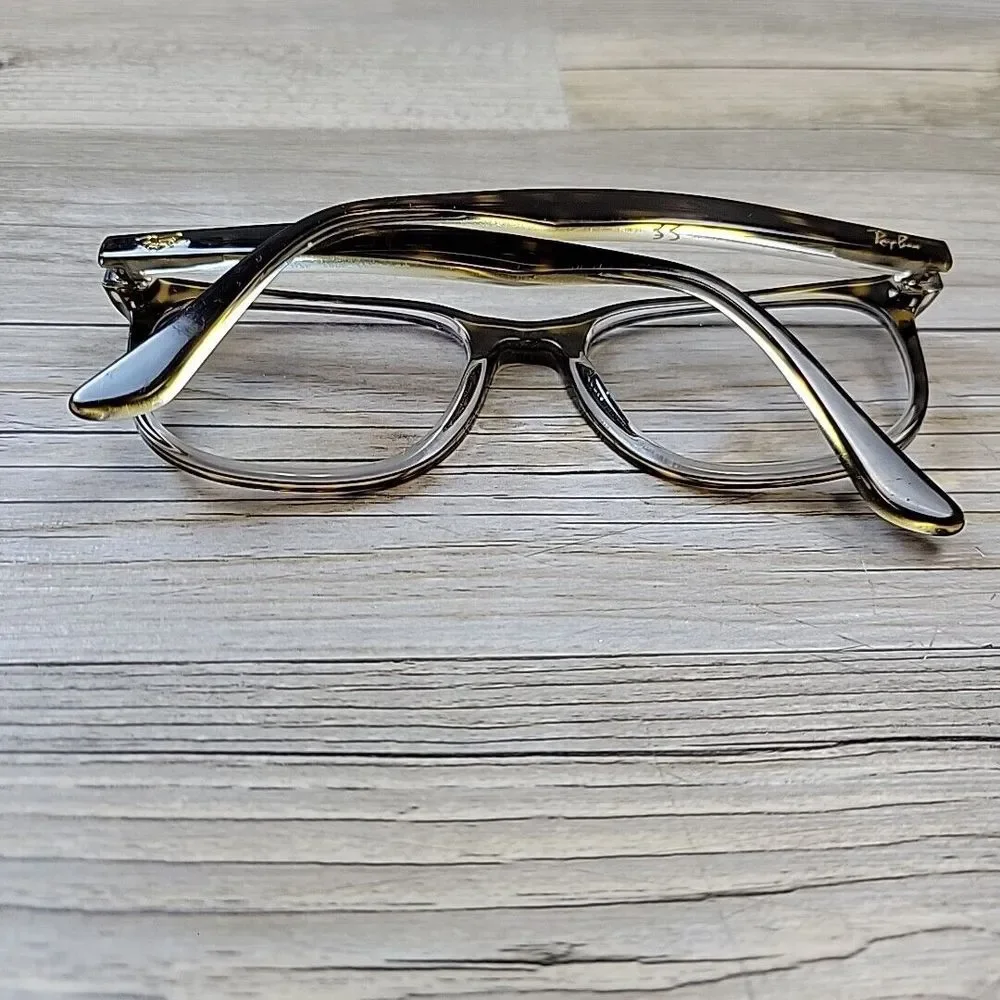 Ray-Ban RB5369 5082 Eyeglasses Tortoise Flex Hinge 52-18-145 Used FRAMES ONLY‎